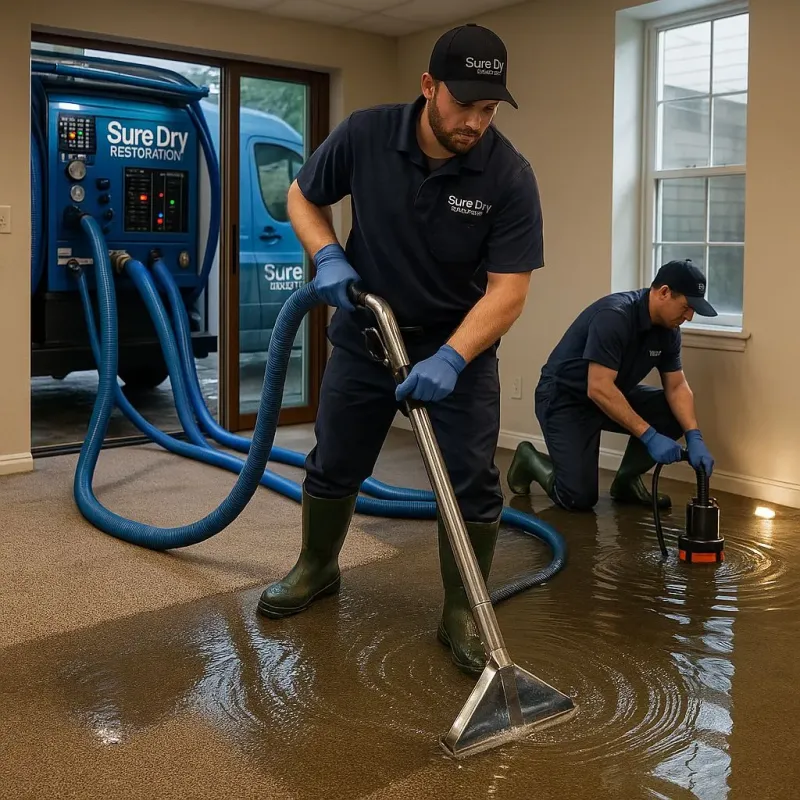 Water Extraction and Removal process in Sandersville, GA